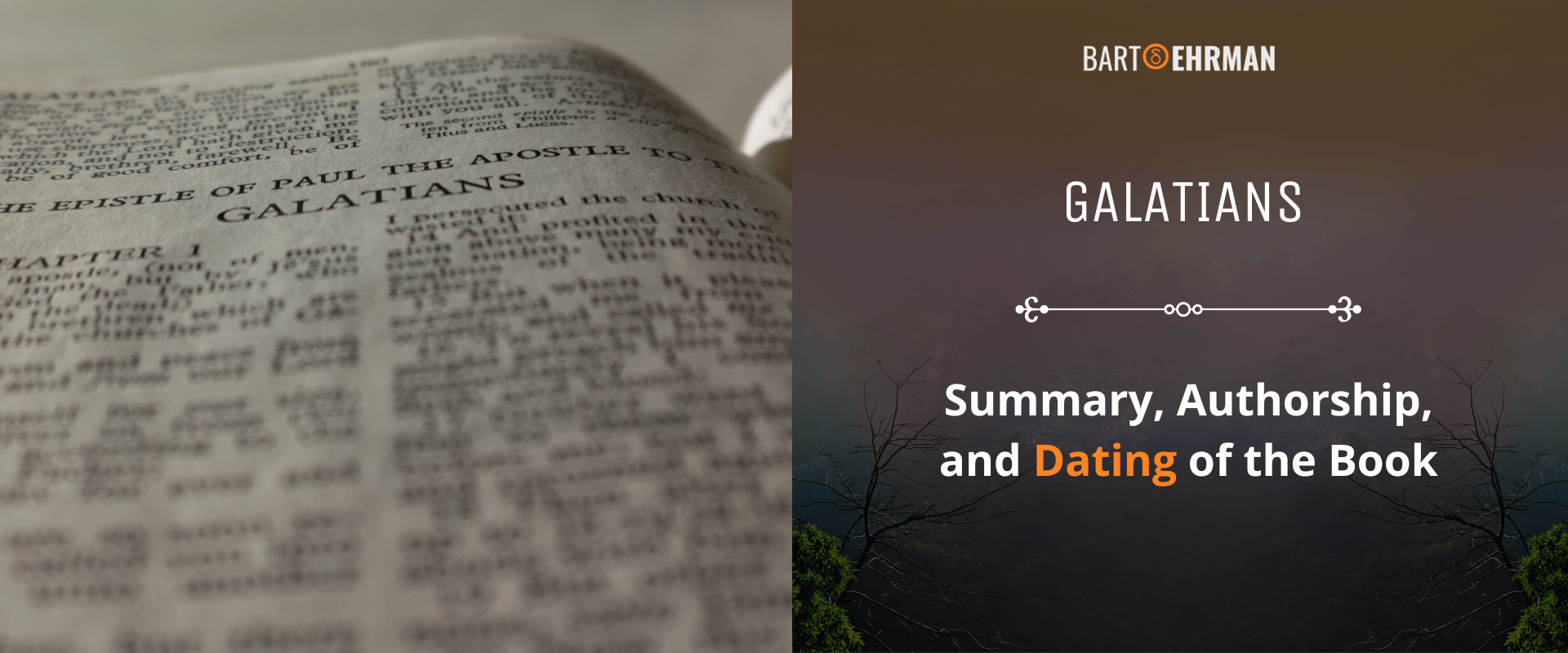 Galatians_ Summary, Authorship, and Dating of the Book
