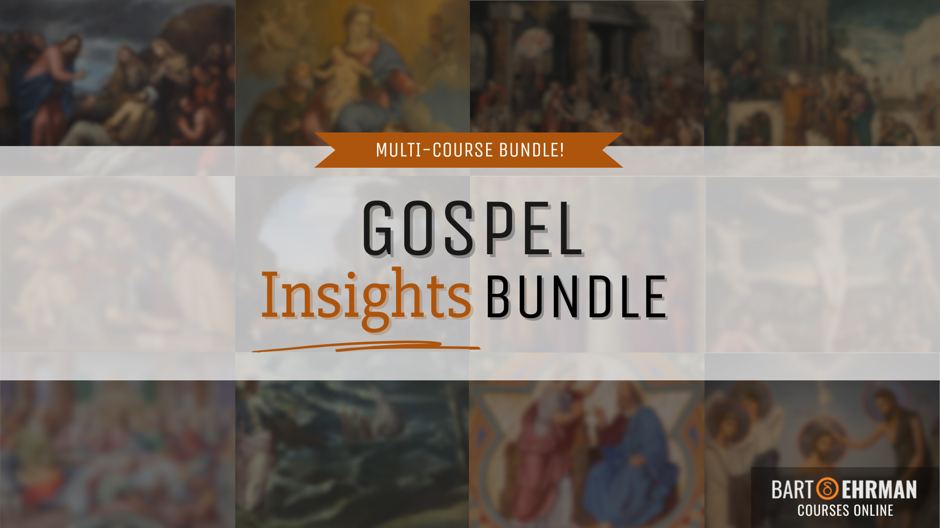 Dr Bart Ehrman New Testament Gospel Insights Courses Bundle Pack