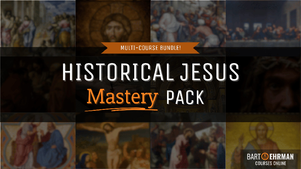 Historical Jesus Mastery Course Bundle Pack by Dr. Bart Ehrman