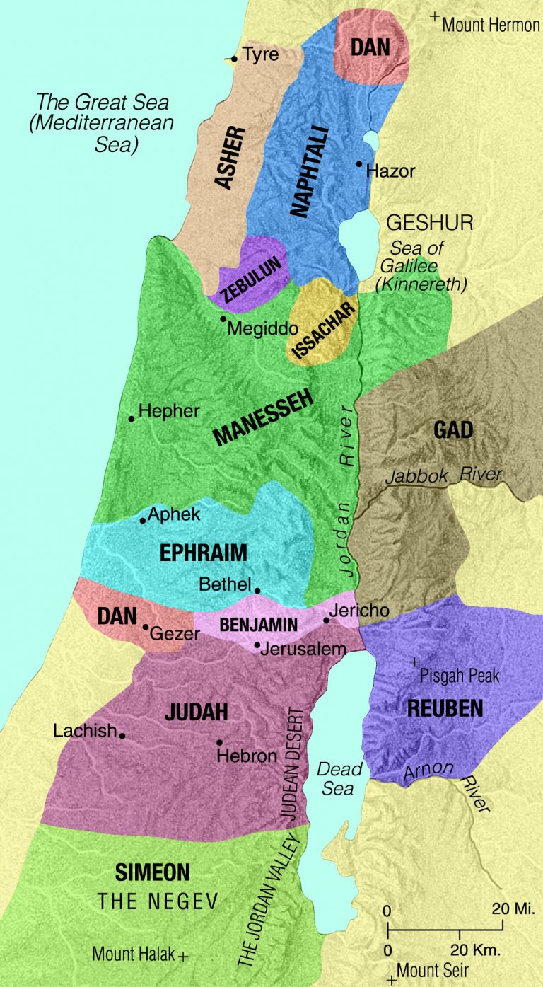 12 Tribes of Israel: Original Tribes (And Where Are They Today?)