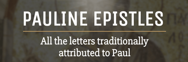 Pauline Letters - From Romans to Galatians